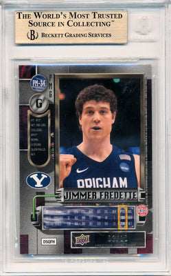 Upper Deck 2011-12 Fleer Retro Precious Metal Gems GREEN #PM-34 Jimmer Fredette 2/10 / BGS Grade 9.5