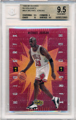 Upper Deck 1998-1999 Ionix MJ Hologrfx #MJ1 Michael Jordan  / BGS Grade 9.5