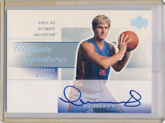 Upper Deck 2003-04 Ultimate Collection  Ultimate Signatures #DM-A Darko Milicic