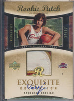 Upper Deck 2004-2005 Exquisite Collection Gold RPA #62 Anderson Varejao 14/17