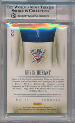 Panini 2013-2014 Immaculate Collection Team Logos #72 Kevin Durant 1/5 / BGS Grade 8.5