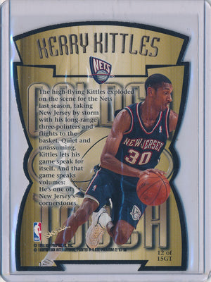 SkyBox 1997-1998 Premium Golden Touch #12/15GT Kerry Kittles