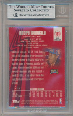 Topps 2003-2004 Finest X-Fractors #181 Andre Iguodala 1/1