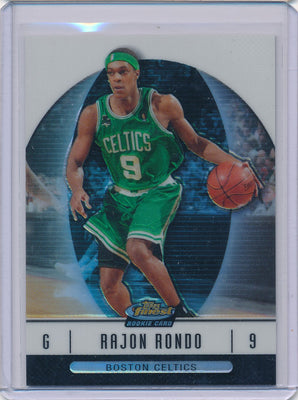 Topps 2006-07 Finest Refractors Black #72 Rajon Rondo 55/99