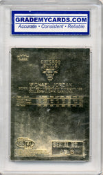 Fleer 1997 23KT Gold Card #9718 Michael Jordan