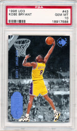 Upper Deck 1996 UD3  #43 Kobe Bryant  / PSA Grade 10