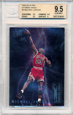 Fleer 1993-1994 Ultra Scoring Kings #5 Michael Jordan / BGS Grade 9.5