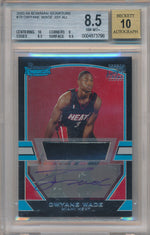 Topps 2003-2004 Bowman Signatures Basketball #79 Dwyane Wade 1092/1250 / BGS Grade 8.5 / Auto Grade 10