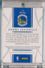 Panini 2012-2013 Immaculate Collection Jumbo Patch Auto #PP-IG Andre Iguodala 17/75