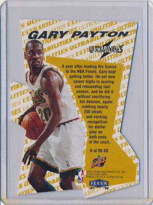 Fleer 1997-1998 Ultrabilities Superstar #6/20SS Gary Payton