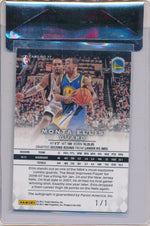 Panini 2011-2012 Prefered Auto #77 Monta Ellis 1/1 / BGS Grade 8.5 / Auto Grade 10