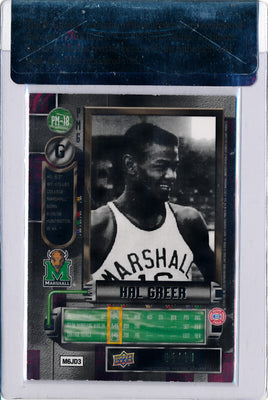 Upper Deck 2011-12 Fleer Retro Precious Metal Gems GREEN #PM-18 Hal Greer 5/10 / BGS Grade 8.5