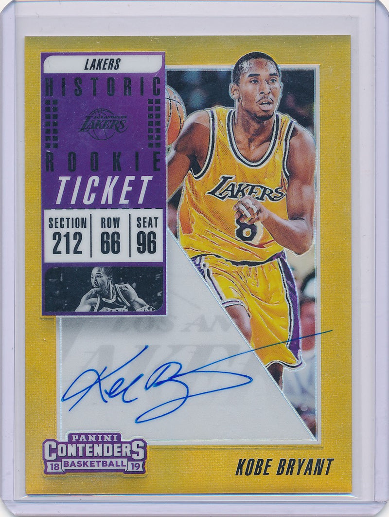 Panini 2018-2019 Contenders  #HST-KBR Kobe Bryant 7/10