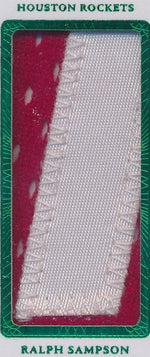 Panini 2014-2015 Flawless Emerald Dual Diamond Patches #DD-TWRS Ralph Sampson/ Hakeem Olajuwon 4/5