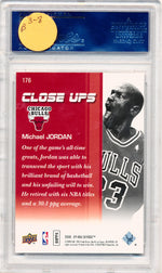 Skybox 2008-2009  Close Ups #176 Michael Jordan  / PSA Grade 10