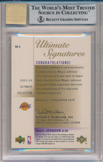 Upper Deck 2003-2004 Ultimate Collection Signatures Gold #MA-A Magic Johnson 17/32 / BGS Grade 9 / Auto Grade 10