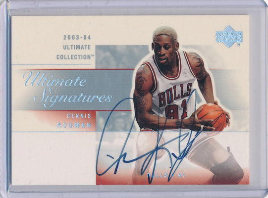 Upper Deck 2003-04 Ultimate Collection  Ultimate Signatures #RO-A Dennis Rodman