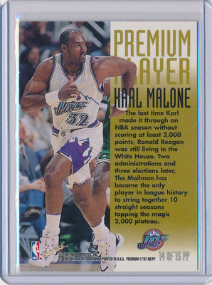 SkyBox 1997-1998 Premium Premium Player #14/15PP Karl Malone