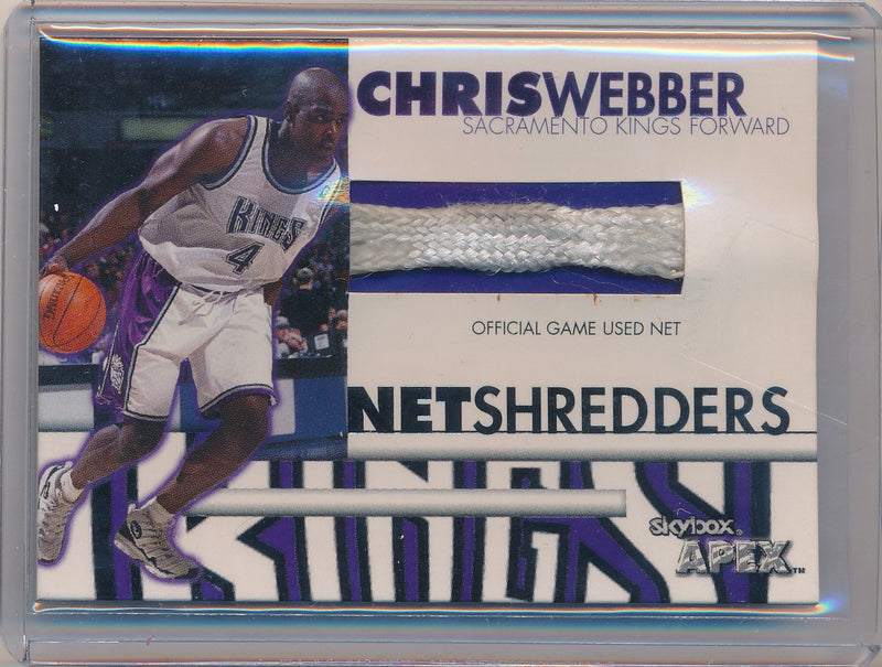 SkyBox 1999-2000 SkyBox Apex NetShredders #8/10NS Chris Webber