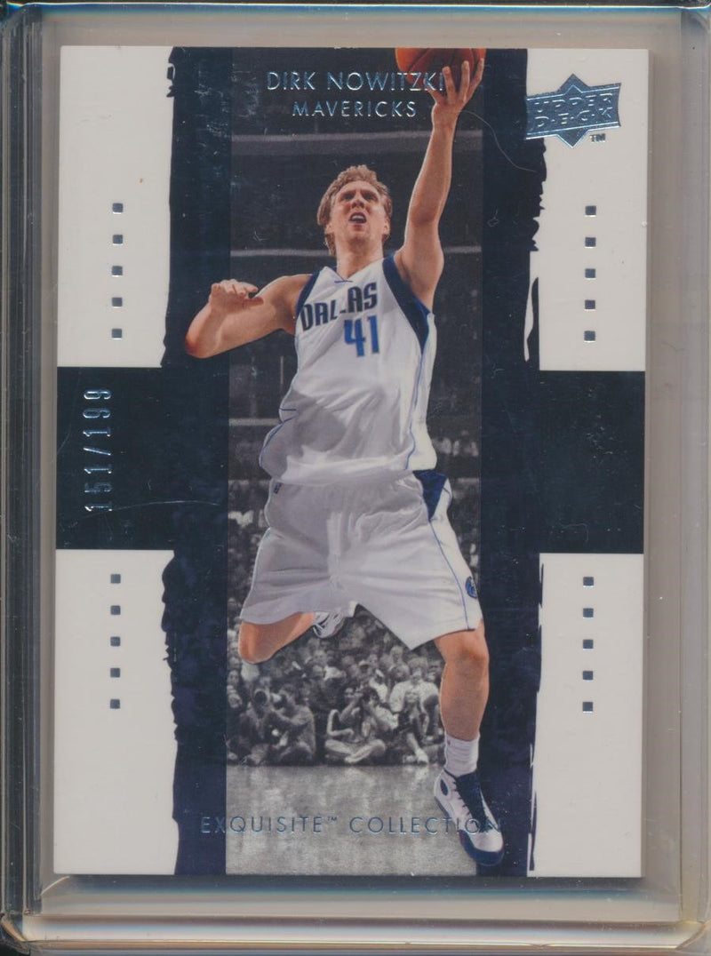 Upper Deck 2009-2010 Exquisite Collection Base #15 Dirk Nowitzki 151/199