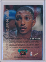 SkyBox 1997-1998 Metal Universe Hardware #2/15H Shareef Abdur-Rahim