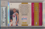 Panini  2009-2010 National Treasures NBA Gear Trios Signatures #3 Blake Griffin 5/10 / BGS Grade 9 / Auto Grade 10