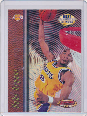 Topps 1998 Bowman's Best Dunker Techniques #T4 Kobe Bryant