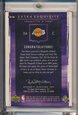 Upper Deck 2003-2004 Exquisite Collection Extra Exquisite Jumbo Patch #EE-KA Kareem Abdul-Jabbar 35/75