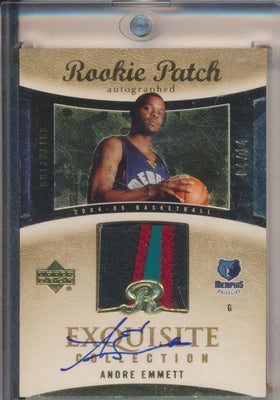 Upper Deck 2004-2005 Exquisite Collection Gold RPA #43 Andere Emmett  4/14