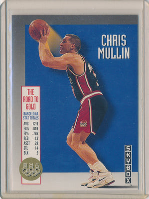 SkyBox 1992-1993 USA The Road To Gold #USA2 Chris Mullin