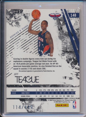 Panini 2008-2009 Rookies & Stars Jumbo Patch RPA #148 Jeff Teague 114/449