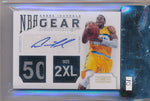 Panini 2012-2013 National Treasures NBA Gear #16 Andre Iguodala 6/7 / BGS Grade 9 / Auto Grade 10