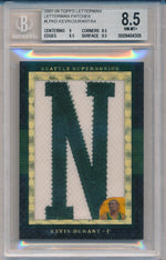 Topps  2007-2008 Letterman Letterman Patches #LP-KD Kevin Durant 1/1 / BGS Grade 8.5