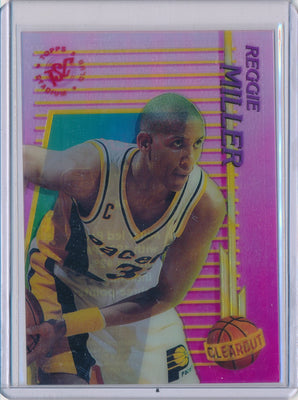 Topps 1993-1994 Stadium Club Clearcut #11 Reggie Miller