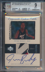 Upper Deck 2003-2004 Exquisite Collection Exquisite Rookie Patch Auto #57 Jerome Beasley 178/225 / BGS Grade 9 / Auto Grade 10