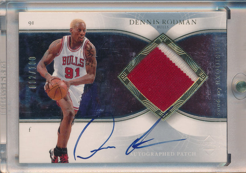 Upper Deck 2006-2007 Exquisite Collection Auto Patch #AP-DR Dennis Rodman 2/100