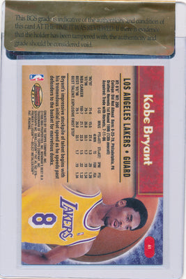 Topps 1999 Bowman's Best Certified Autographs Issue #A1 Kobe Bryant  / Auto Grade 10