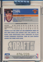 Topps  2003-2004 Chrome  X-Fractor #140 Maciej Lampe 76/220