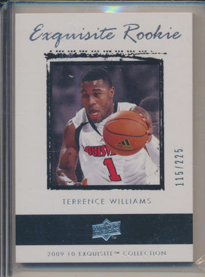 Upper Deck 2009-2010 Exquisite Collection Rookie #59 Terrence Williams 115/225