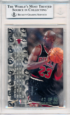 Skybox 1998-1999 Metal Universe Precious Metal Gems #1 Michael Jordan 42/50 / BGS Grade 9