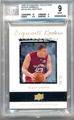 Upper Deck 2009-2010 Exquisite Collection Rookie Parallel #43 Blake griffin  8/23 / PSA Grade None  / BGS Grade 9 / Auto Grade None