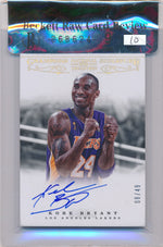 Panini 2012-2013 National Treasures Champions Signature #16 Kobe Bryant 8/49 / Auto Grade 10