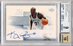 Upper Deck 2003-04 Ultimate Collection  Ultimate Signatures #KG-A Kevin Garnett  / BGS Grade 9 / Auto Grade 10