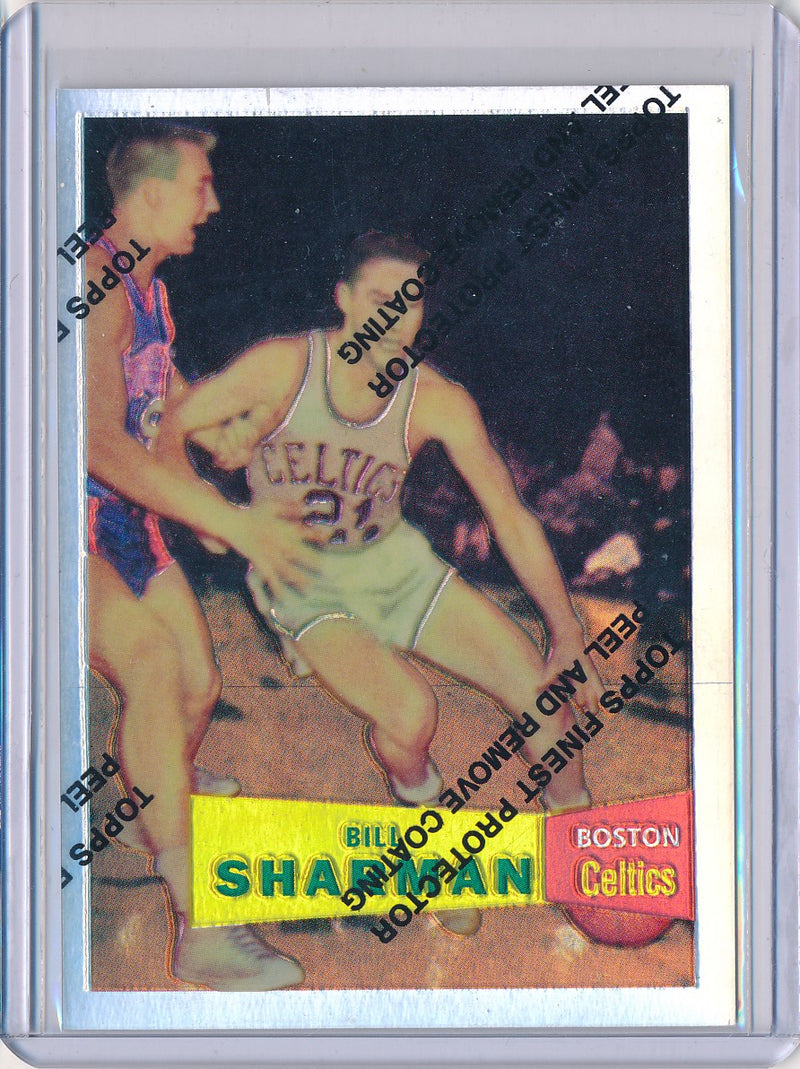 Topps 1996-1997 Finest Reprint Refractor #5 Bill Sharman