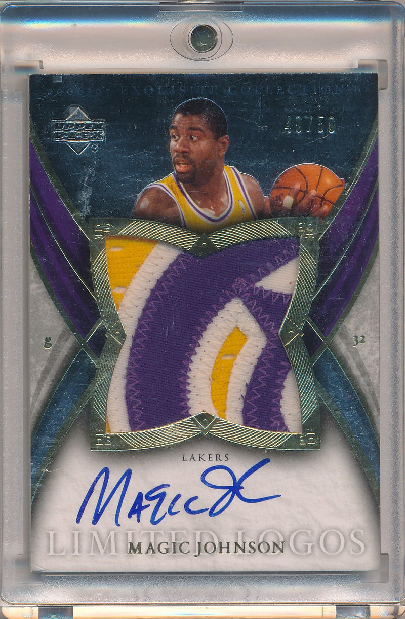 Upper Deck 2006-2007 Exquisite Collection Limited Logos #LL-MA Magic Johnson 49/50