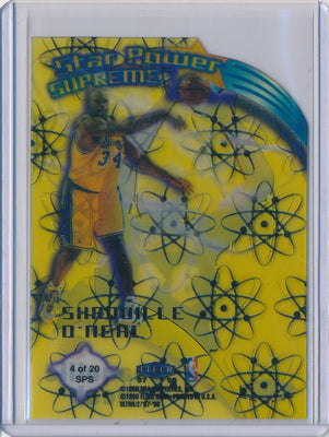 Fleer 1997-1998 Ultra  Star Power Supreme #4/20SPS Shaquille O'neal