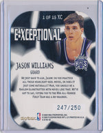 SkyBox 1999-2000 E-X E-Xceptional #1/15XC Jason Williams 247/250