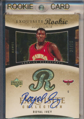 Upper Deck 2004-2005 Exquisite Collection Gold RPA #81 Royal Ivey 24/36