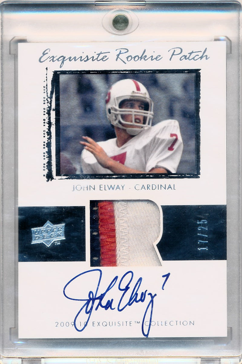 Upper Deck 2009-2010 Exquisite Collection Rookie Patch Flashback #78K John Elway 17/25