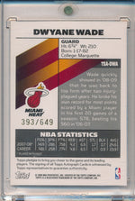 Topps 2008-2009 Signatures Basketball #TSA-SWA Dwyane Wade 393/649